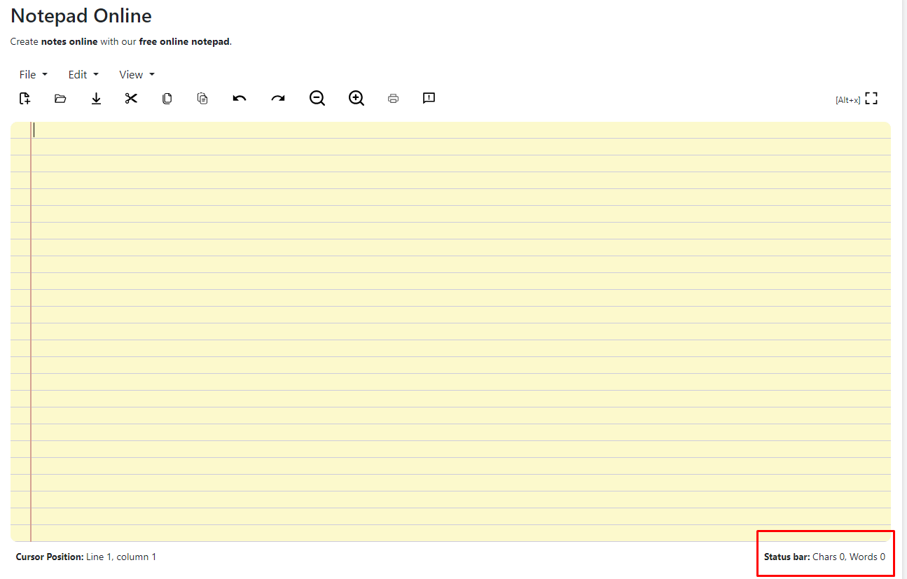 Notepad Create Notes Online With Our Free Text Editor